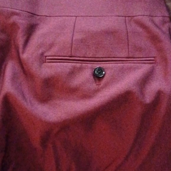 RYAN SEACREST DISTINCTION Cherry Wine Tuxedo Suit - Picture 11 of 12